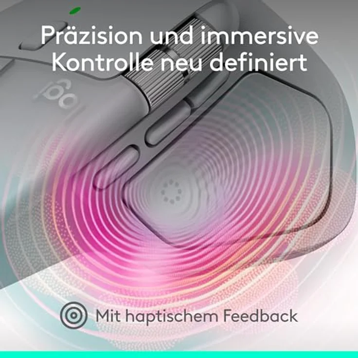 Logitech MX Master 4 - Off-White - Ergonomische Maus (Weiß) – Bild 2
