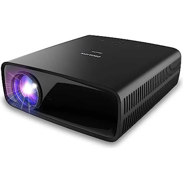 Philips NeoPix 530, True Full HD 1080p Videoprojektor, hoher Kontrast, geräuschlose Lüfter, 2.1-Soundsystem, schwarz