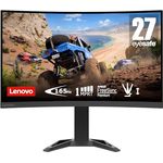 Lenovo G27c-30 | 27" Full HD Curved Gaming Monitor | 165Hz | 1ms Reaktionszeit | AMD FreeSync Premium | höhenverstellbar | schwarz