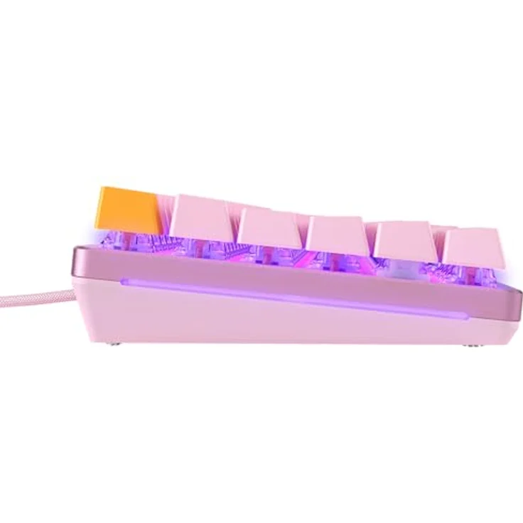 Glorious GMMK 2 Full-Size Tastatur - Fox Switches, DE-Layout, pink – Bild 4