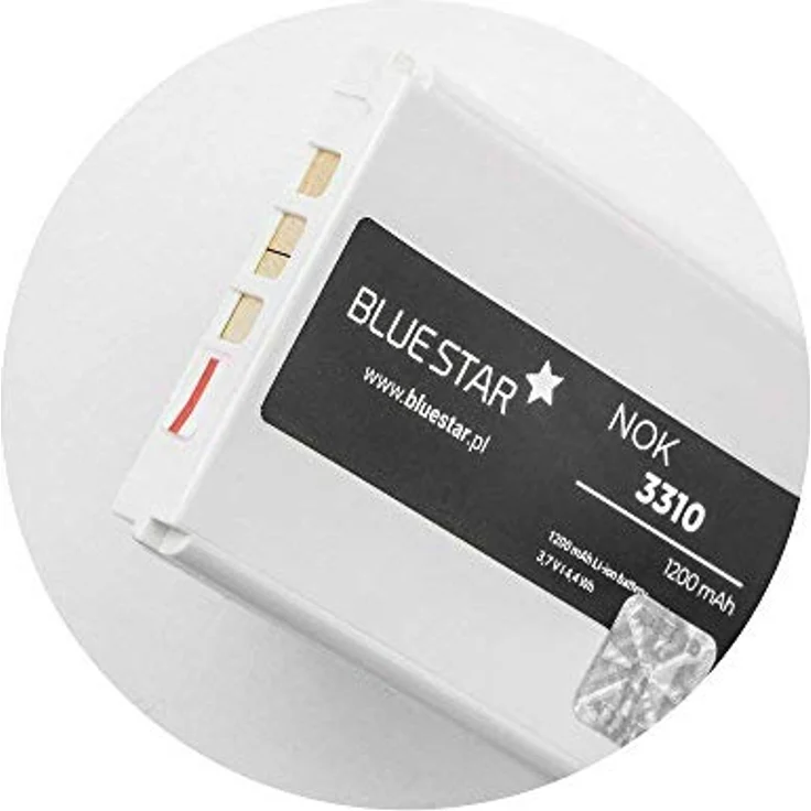 BlueStar Bluestar Akku Ersatz für Nokia 3310/3410/3510/3510i 1200mAh Li-lon Smartphone-Akku - 100% kompatibel - Schwarz – Bild 2