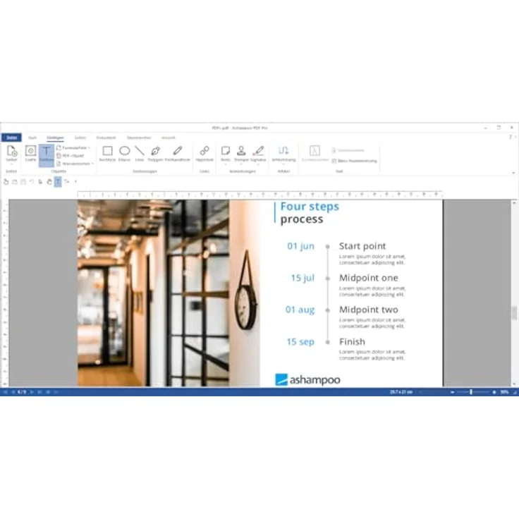Ashampoo PDF Pro 4 – PDF-Bearbeitung, -Konvertierung und -Erstellung, Lifetime-Lizenz für 1 PC, Aktivierungscode per Product Key Card – Bild 4