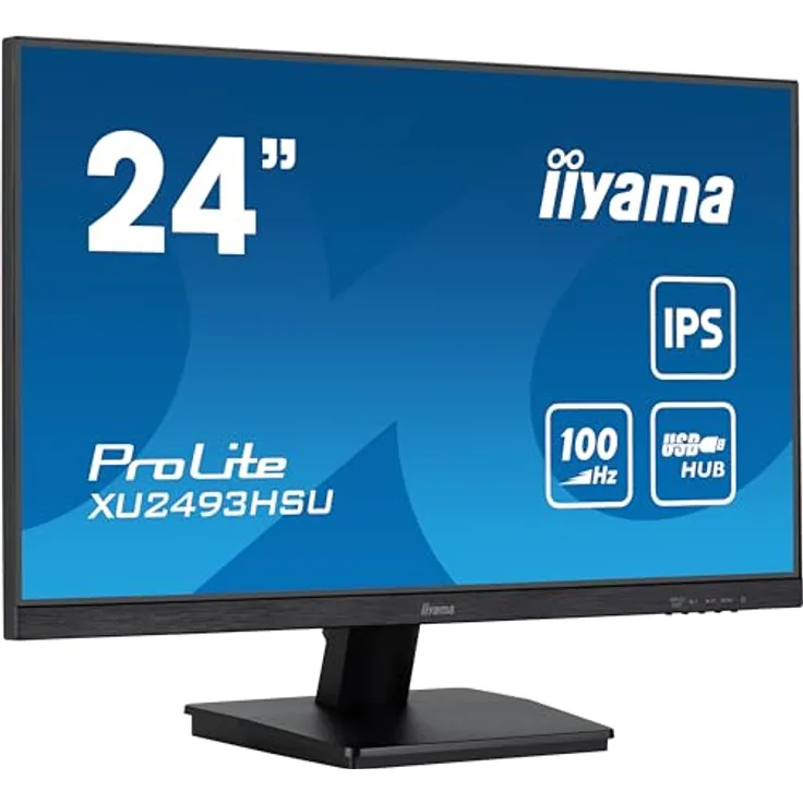 iiyama ProLite XU2493HSU-B7 23,8" IPS LED-Monitor schwarz, Full-HD, 100Hz, HDMI DP USB2.0 Adaptive Sync