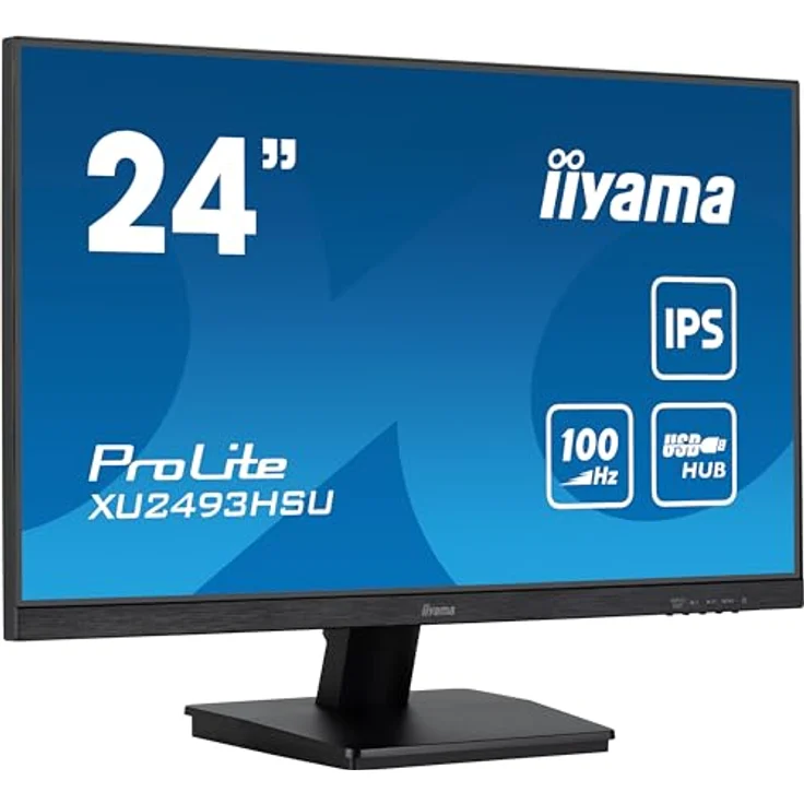 iiyama ProLite XU2493HSU-B7 23,8" IPS LED-Monitor schwarz, Full-HD, 100Hz, HDMI DP USB2.0 Adaptive Sync – Bild 1