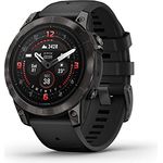 Garmin epix Pro (Gen 2) Sapphire Edition, 47 mm, Hochleistungs-Smartwatch, fortschrittliche Trainingstechnologie, integrierte Taschenlampe, schwarz