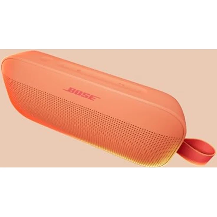 Bose SoundLink Flex Tragbarer Bluetooth Lautsprecher (2. Gen.), wasserdicht und staubdicht, 12 Stunden Akku, naturgetreuer Klang, Pfirsichfarbener Sonnenuntergang – Bild 2