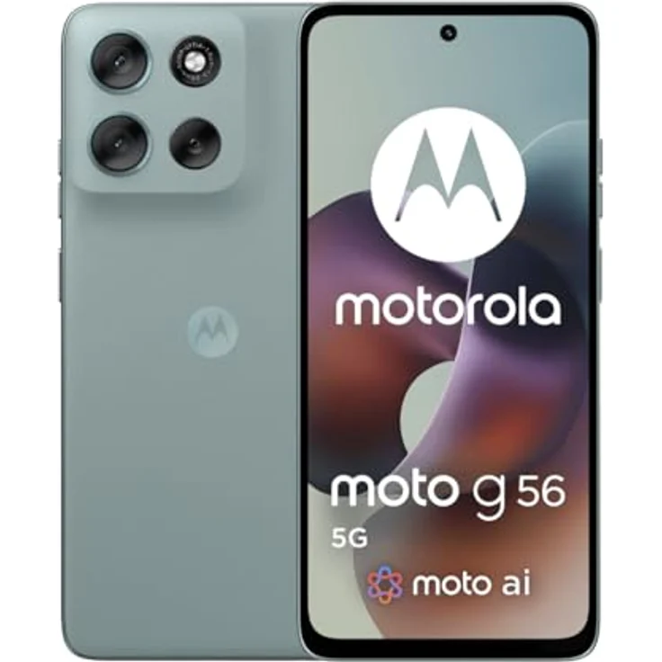 MOTOROLA moto g56 5G, Smartphone mit 8GB RAM, 256GB Speicher, 50 MP Kamera, Dual SIM, Gray Mist – Bild 2