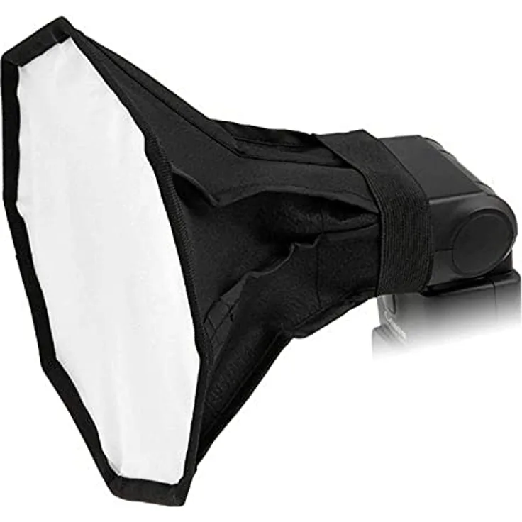 Fotodiox Softbox für Blitzlichter, achteckig, 20,3 cm, für Nikon, Canon, Vivita, Sunpack, Nissin, Sigma, Sony, Pentax, Olympus, Panasonic