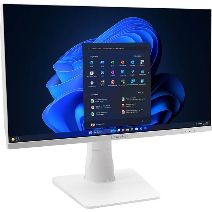 BLUECHIP BUSINESSline AIO2350 *white* All-in-One-PC mit Intel® Core™ i5 Prozessor 14400, Windows 11 Pro, 23,8" LED IPS Display, 16 GB DDR4 RAM, 500 GB NVMe SSD, Intel® Wi-Fi 6 AX201, Bluetooth 5, Gigabit Ethernet, Intel® UHD Grafik