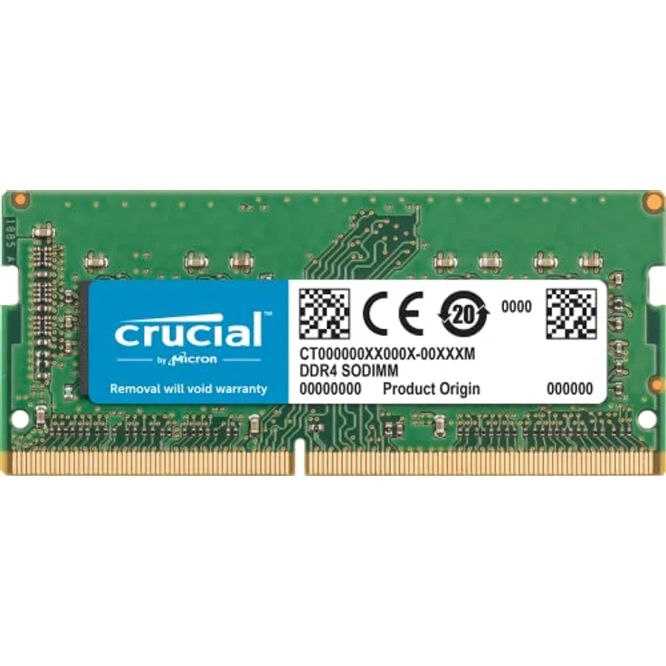 Crucial CT8G4S24AM 8GB Speicher (DDR4, 2400 MT-s, PC4-19200, Single Rank x8, SODIMM, 260-Pin für Mac) – Bild 2