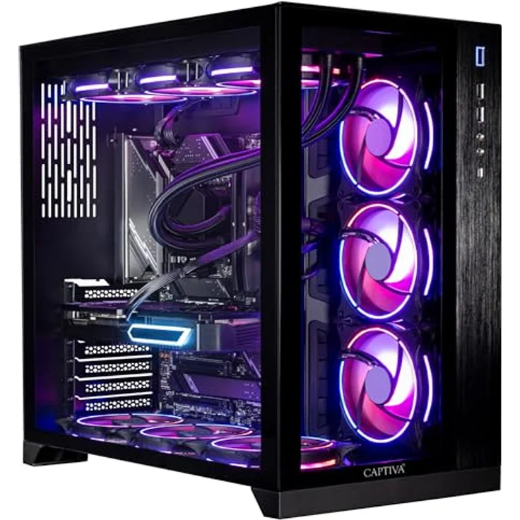 Captiva Highend Gaming I90-064 (i9-14900KF/RTX5070 12GB GDDR7/SSD 2TB/64GB/WLAN/Windows 11 Home 64-bit) Desktop-PC – Bild 1