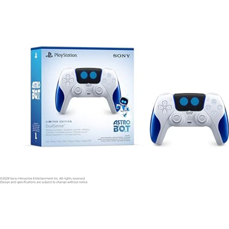 Playstation DualSense® Wireless-Controller - ASTRO BOT™ Limited Edition, Wireless Gamepad mit haptischem Feedback und dynamischen Triggern, blau – Bild 3