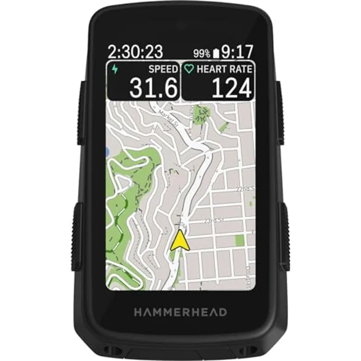Sram Hammerhead Computer Karoo 3, Fahrradcomputer mit 64 GB Speicher, multiband-GNSS-Technologie