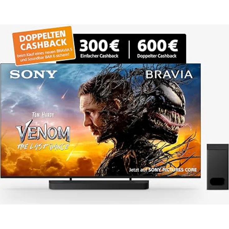 Sony BRAVIA 5 XR Mini-LED K98XR55, 98 Zoll Smart TV mit AI XR-Prozessor, Dolby Vision/Atmos, akustischem Multi-Audio und Google TV (2025) – Bild 2