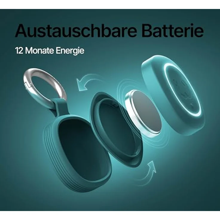Hama Schlüsselfinder 185826, Bluetooth mit "Mein Gerät finden"-App, 2er Set, Weiß – Bild 8
