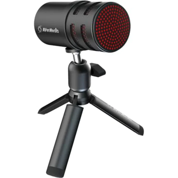 AVerMedia AM310G2 USB Mikrofon, hochwertiges Kondensator-Mikrofon für klare Sprachaufnahme – Bild 1