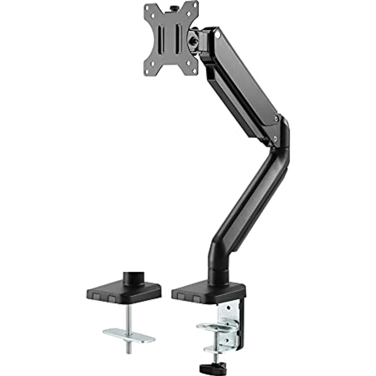 DELTACO ARM-0350 Halterung für Flachbildschirm, 81,3 cm (32 Zoll), Klemme/Bolzen, Schwarz - Flexibel gestaltete Monitorhalterung aus hochwertigem Material – Bild 2