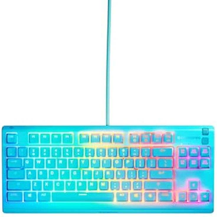 SteelSeries Apex 3 TKL, Kompakte Gaming-Tastatur mit flüsterleisen mechanischen Tasten, anpassbarer RGB-Beleuchtung und Multimedia-Steuerung – Bild 7