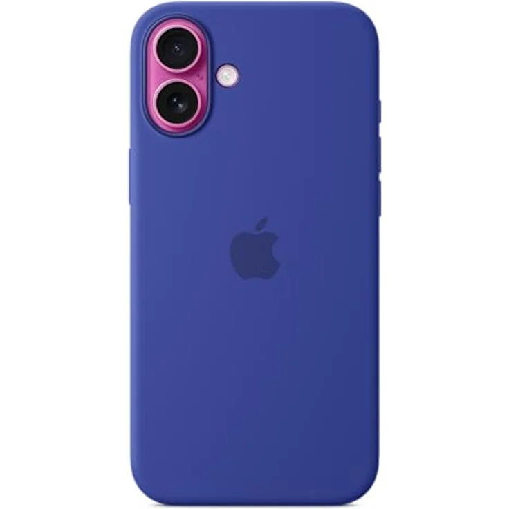 Apple iPhone 16 Plus Silikon Case mit MagSafe – Ultramarin, nachhaltiges recyceltes Silikon, Mikrofaserfutter, nahtlose Kamera­steuerung – Bild 3