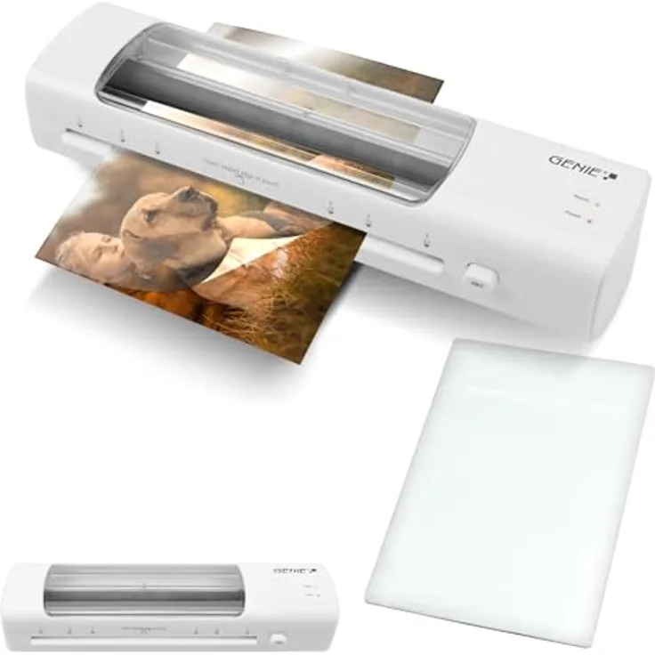Genie LA 450 T, Laminiergerät für A4 Dokumente, LED-Sichtfenster, 80-125 µm, ABS-Funktion, 230 mm Arbeitsbreite