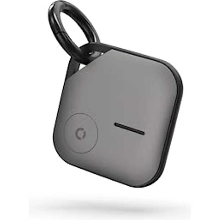 Echo Smart Tag grau, Abzeichen sichtbar auf Einer Karte, Piepton Ton, Batterie austauschbar mit 1 Jahr Akkulaufzeit, einfache Installation ohne App auf Ihrem iPhone, funktioniert mit Apple Find My