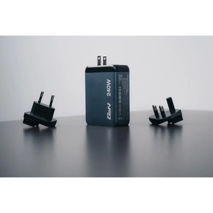 Verbatim GNC-240 GaN Charger 4 Port 240W USB A/C (EU/UK/US), Schwarz - Schnellladefunktion, Sicherheitsfunktionen, vielseitige Schnittstellen – Bild 5