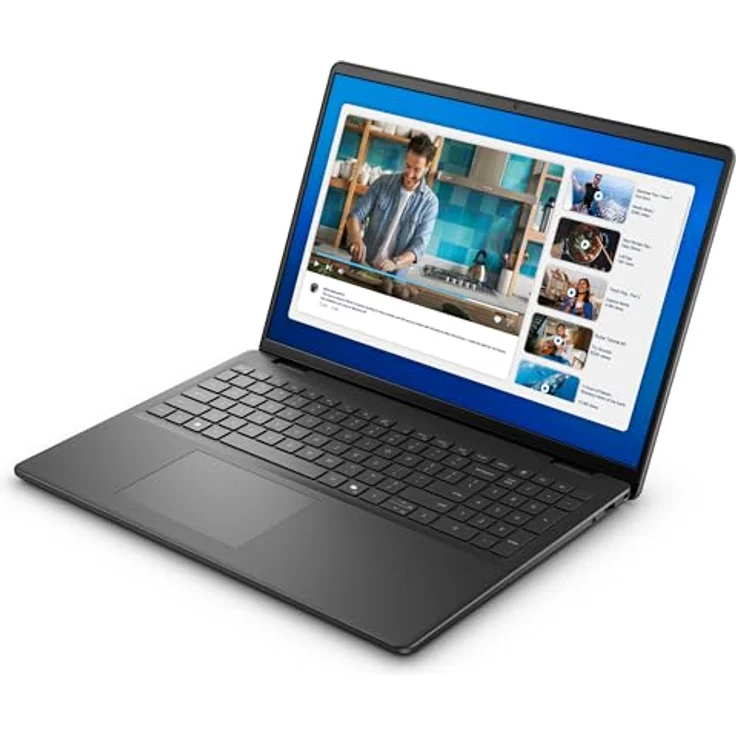 Dell DC16250, 16" Notebook mit Intel Core 7 150U, 16 GB RAM, 1 TB SSD, WUXGA-Display, Schwarz – Bild 6