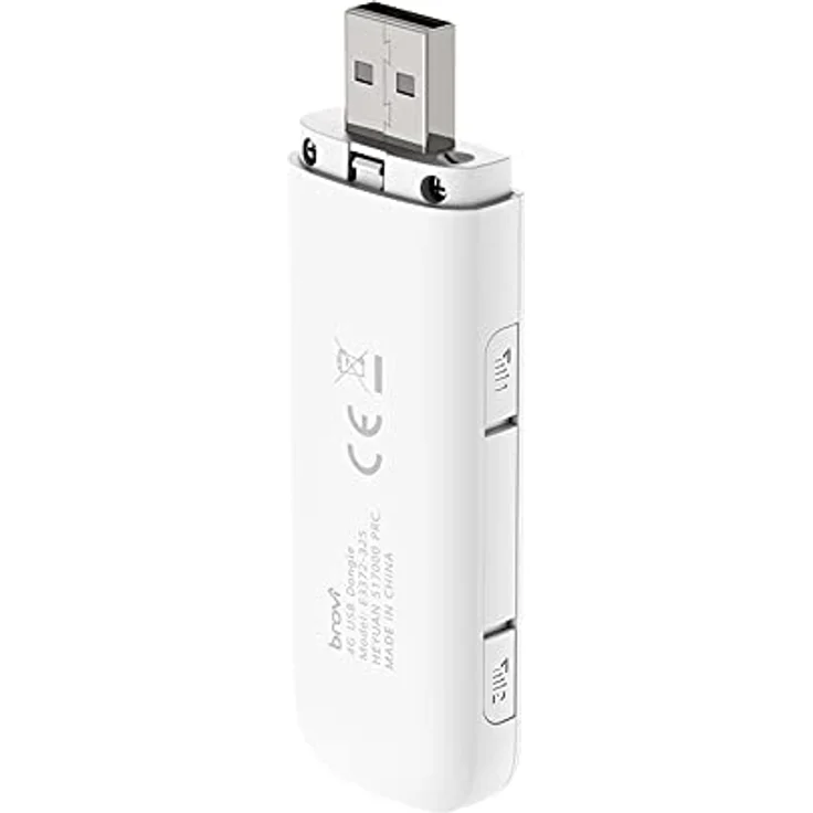 Zowee 4G LTE USB-Dongle-CAT4, Download-Geschwindigkeit bis zu 150 Mbps, Plug & Play,weiß – Bild 2