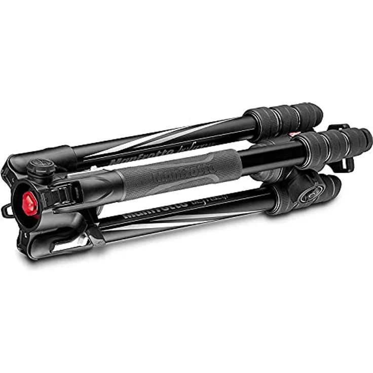 Manfrotto Befree GT XPRO Aluminium: Stativ mit Kugelkopf 496, M-Lock-System, 90-Grad-Säule, 200PL-PRO-Platte, für DSLR- oder CSC-Kamera mit langem Objektiv, Makrofotografie, Aluminium, MKBFRA4GTXP-BH – Bild 4