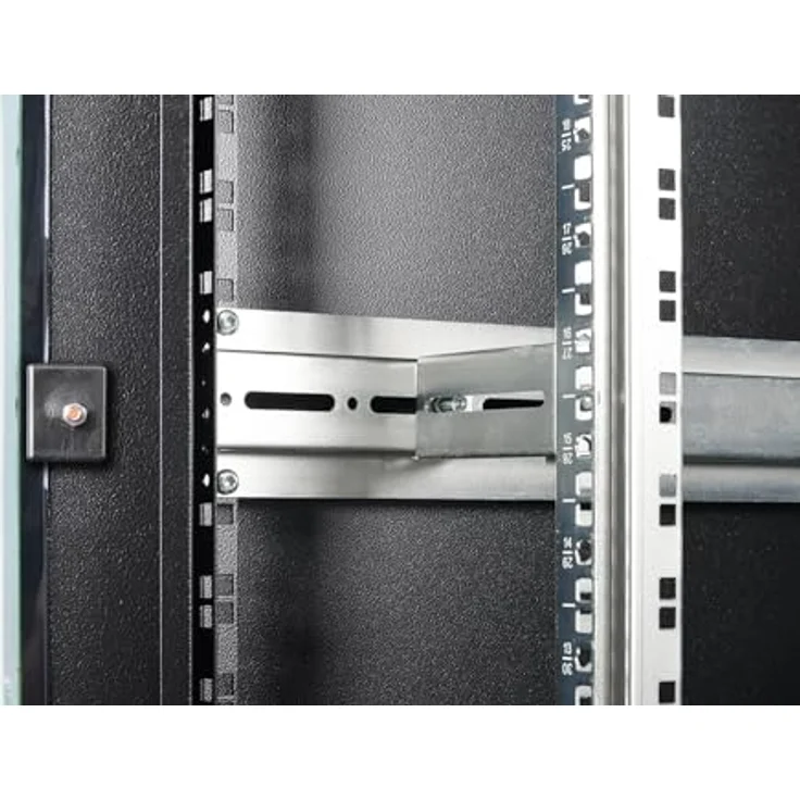 Digitus Netzwerkschrank Unique Light 42HE, freistehend, 800 kg Traglast, 2053x800x800 mm, schwarz – Bild 6