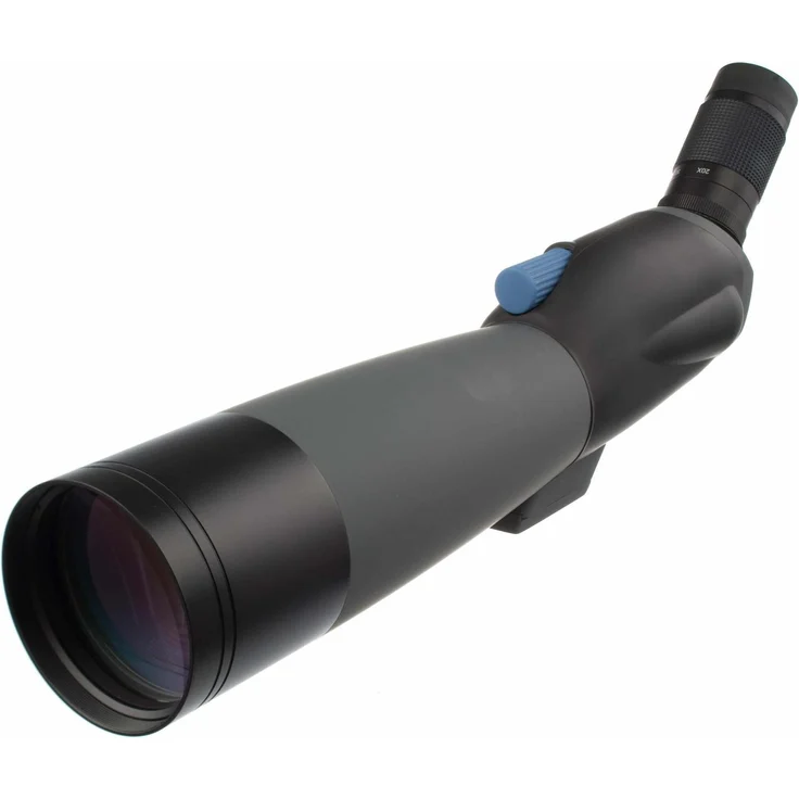 Dörr Spektiv Danubia Rainforrest 20-60x80, Teleskop mit 20- bis 60-facher Vergrößerung, 80 mm Objektivdurchmesser, wasser- und stoßfest, schwarz