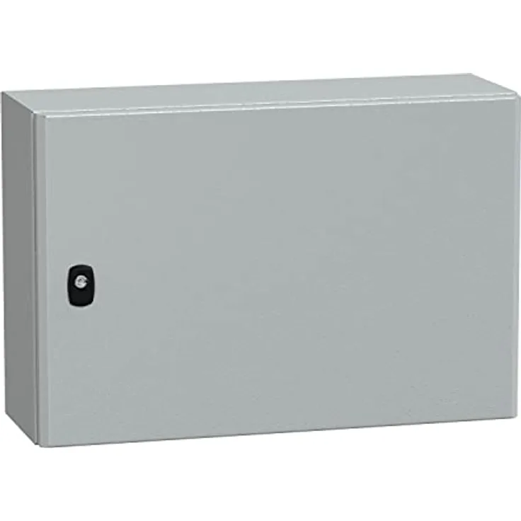 Schneider NSYS3D4620P Spacial S3D Volltür mit Montageplatte H400xB600xT200 IP66 IK10 RAL7035
