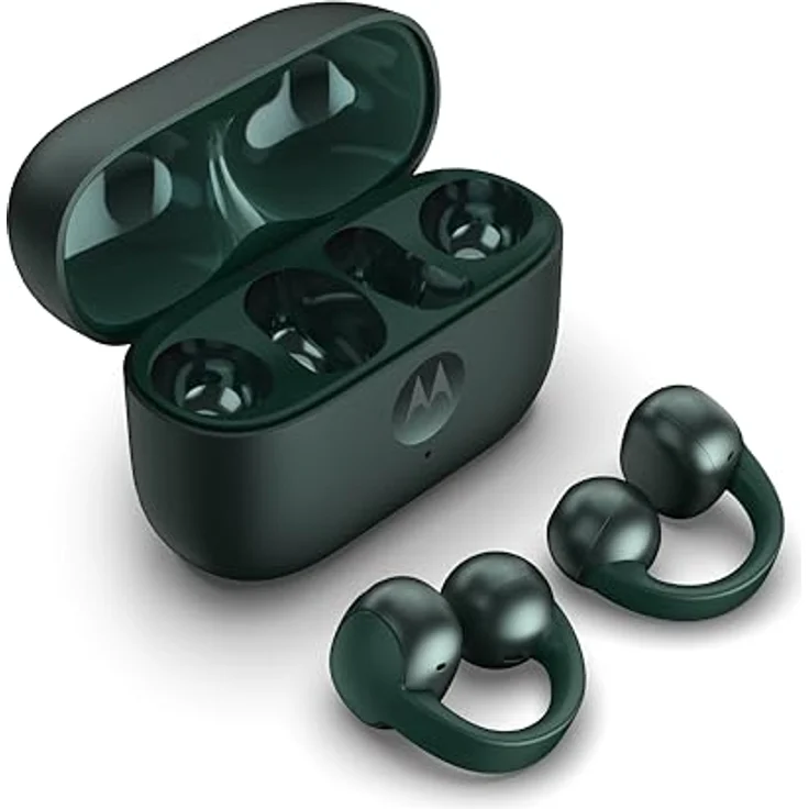 Motorola Moto Buds Loop, Kabellose In-Ear-Kopfhörer mit ANC, 8h Akkulaufzeit, Wasserdicht, Trekking Green – Bild 10