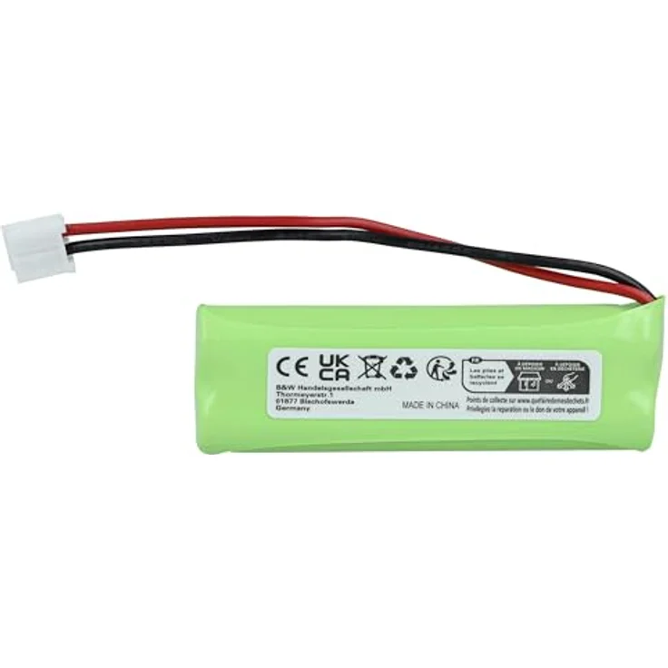 VHBW 2x NiMH Akku 500 mAh (2,4 V), geeignet für Festnetz Telefon Medion MD83242, MD83282 ersetzt VT50AAAALH2BMJZ, GP1010, GPHC05RN01 – Bild 5