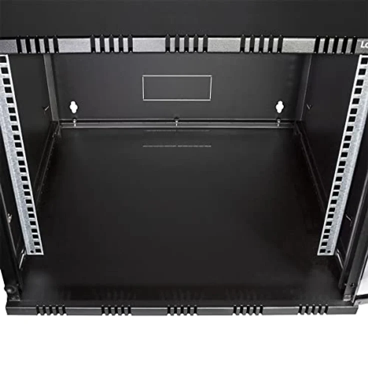 LogiLink W12A40B Wandschrank 12HE (400mm Tiefe), Flat Pack (unmontiert), 48,26 cm (19 Zoll) schwarz – Bild 7