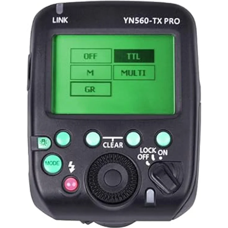 Yongnuo YN-560-TXPRO-N, Funk-Fernauslöser mit 16 Kanälen, 100 m Reichweite und E-TTL II Unterstützung für Nikon – Bild 1