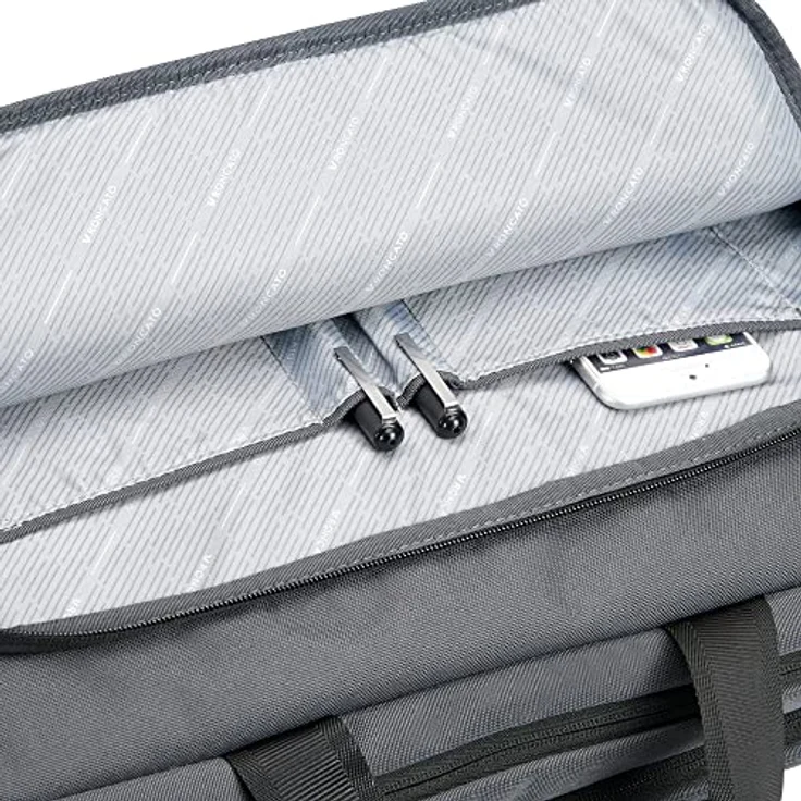 Roncato Clayton Aktentasche 44 cm Laptopfach (16.14"), Notebooktasche, Grau – Bild 6
