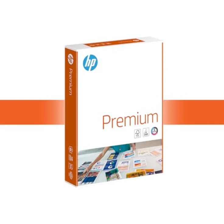 HP Druckerpapier Premium CHP 854: 100g, A4, 2.000 Blatt (4x500), Extraglatt, Weiß - Intensive Farben, Scharfes Schriftbild – Bild 7