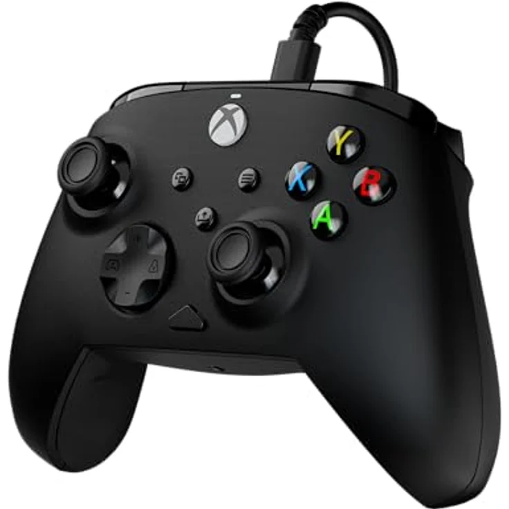 Turtle Beach Rematch Core, Schwarz Wired Gaming Controller, lizenziert für Xbox Series X/S, Xbox One und Windows PCs, ergonomisches Design, Hall-Effekt-Daumensticks, duale Rumble-Motoren, Control Hub App – Bild 1
