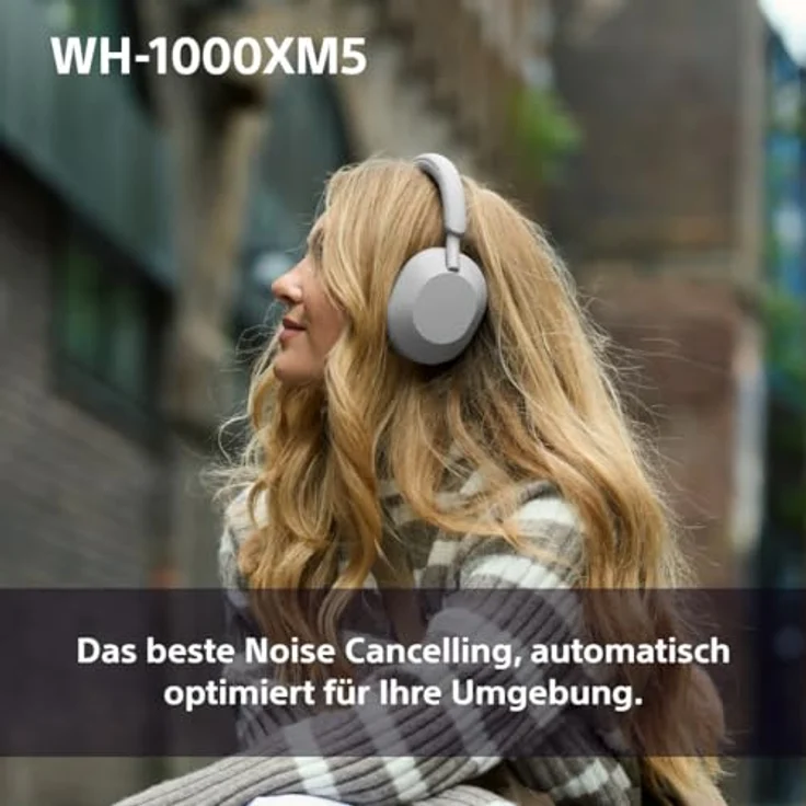 Sony WH-1000XM5 Kabellose Over-Ear-Kopfhörer mit Noise Cancelling, Bluetooth, klarer Gesprächsqualität, Hi-Res, bis zu 30h Akku, Schnellladefunktion, Alexa & Google, iOS & Android - Smoky Pink – Bild 3