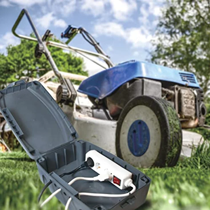 LogiLink LPS223 - wetterfeste Elektronik Box für den Aussenbereich (Outdoor) in grau mit Staub und Spritzwasserschutz (IP54), 32x21x11.5cm – Bild 5