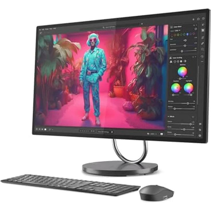 Lenovo Yoga All in One 31,5" UHD Display, Intel Core Ultra 7 258V, 32GB RAM, 1TB SSD, NVIDIA GeForce RTX 4050, QWERTZ, grau, inkl. Tastatur & Maus, 2 Jahre Premium Care – Bild 5