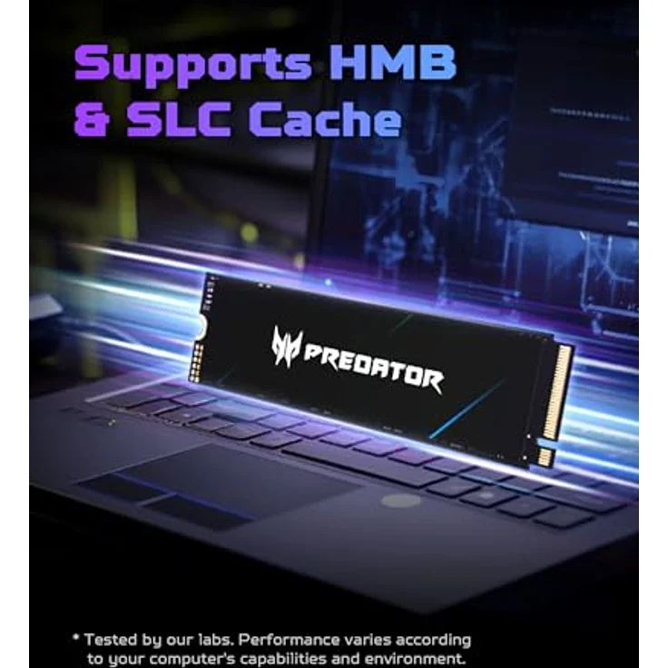 Acer Predator GM7 SSD M.2 NVMe PCIe Gen 4x4 (2TB) - Hochleistungs-SSD in Schwarz – Bild 4