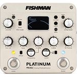 Fishman Analog-Vorverstärker Pro EQ, universeller Instrumentenvorverstärker in Platinum mit 5-Band-Tonregelung