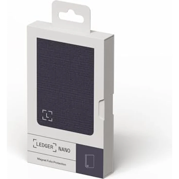 Ledger Nano Gen 5 Magnet Folio, Schutzhülle aus strapazierfähigem Nylon und sanftem Mikrofasermaterial, party aubergine – Bild 8