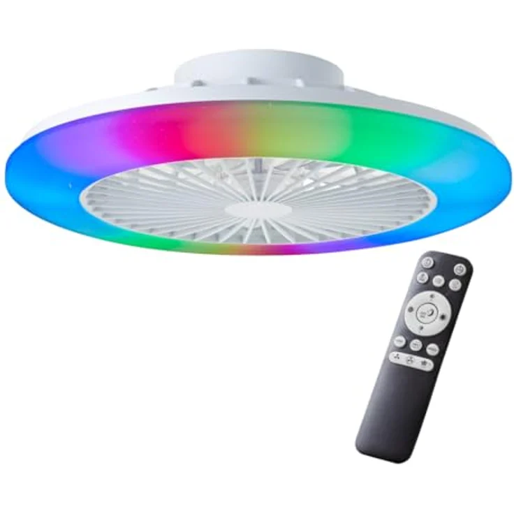 Brilliant LED-Deckenleuchte Salerno G60020/06 40 W Warmweiß bis Kaltweiß 4700 lm mit Fernbedienung – Bild 2