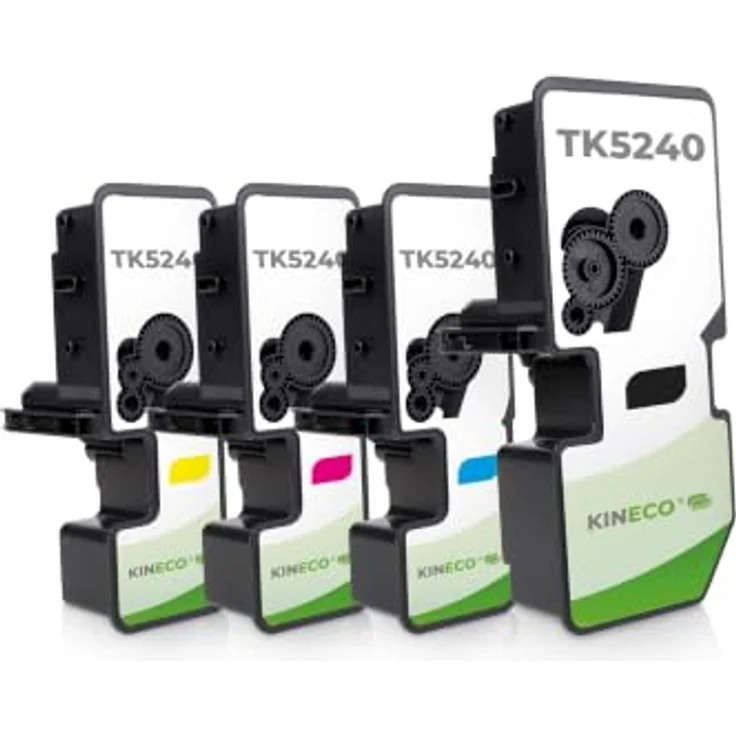 Kineco TK5240 Multipack Toner, Schwarz und Farben, hohe Ergiebigkeit für Kyocera Ecosys M5526cdw P5026cdn, Reichweite bis 4000/3000 Seiten – Bild 2