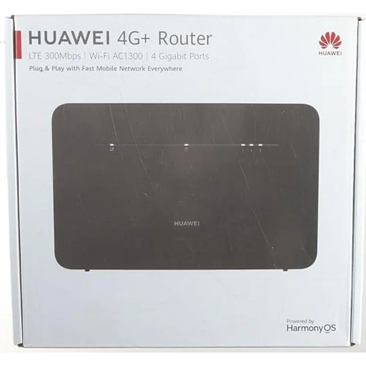 HUAWEI B535 4G LTE Router 3Pro (Cat.7, 4G LTE bis zu 300 Mbit/s, WiFi 300Mbps + 867Mbps, 4X Gigabit LAN), schwarz – Bild 2