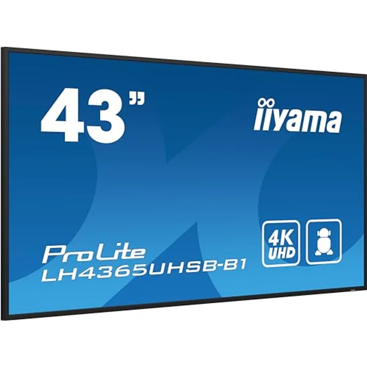 iiyama ProLite LH4365UHSB-B1 42,5" Digital Signage Display 4K UHD IPS LED Panel 800 cd/m² schwarz