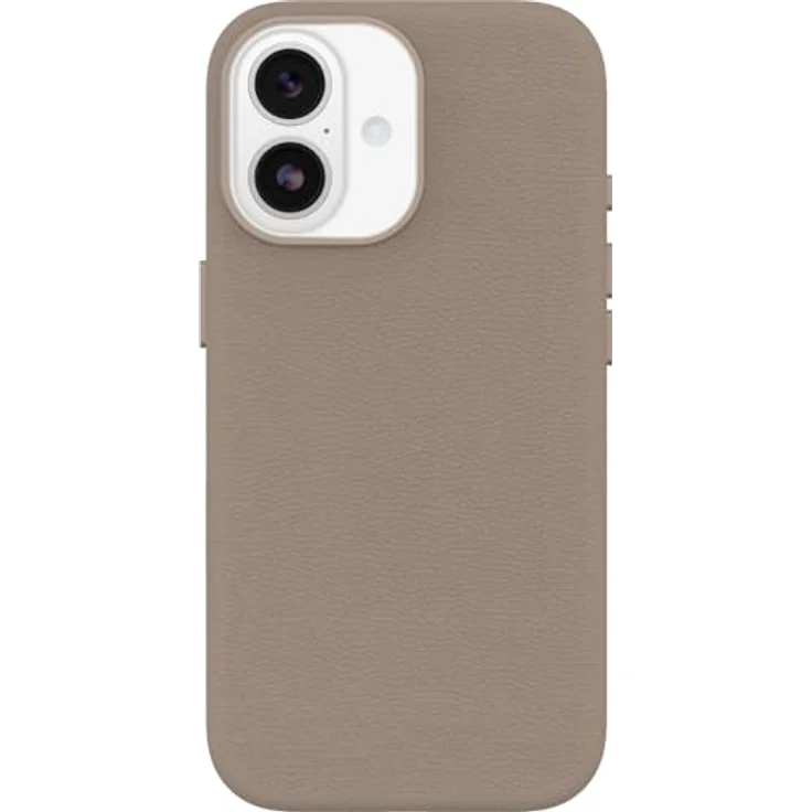 OtterBox Symmetry Series Cactus Leather MagSafe Hülle für iPhone 17, stoßfest, dünn, 3X getestet nach Militärstandard, Grau – Bild 2